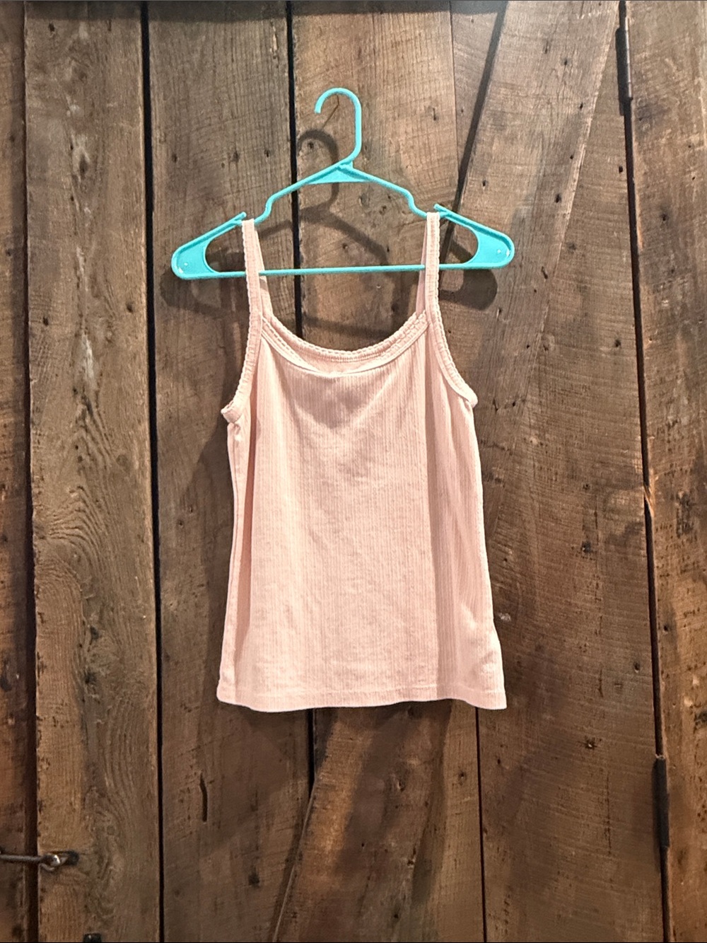 Old Navy Light Pink Ribbed Girls' Camisole Tank